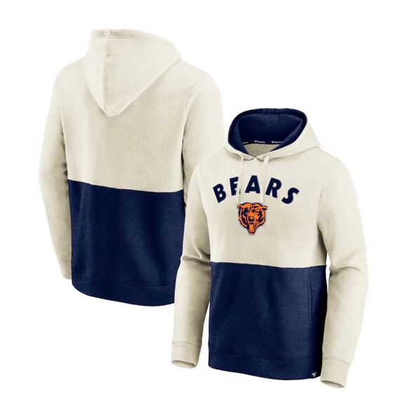 Fanatics Other - Fanatics Chicago Bears Throwback Arch Colorblock Pullover Hoodie Men's XL NFL